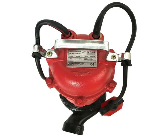 Заглибний насос Optima фекальний WQD 10-15DF, 10000 л/год, 1.3кВт, 230В (12093), зображення 2