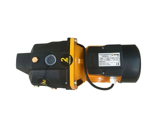 Циркуляційний насос Optima поверхневий JET100-PL, 3м куб., 1.1кВт, 230В (7578), зображення 2 Циркуляційний насос Optima поверхневий JET100-PL, 3м куб., 1.1кВт, 230В (7578), зображення 2