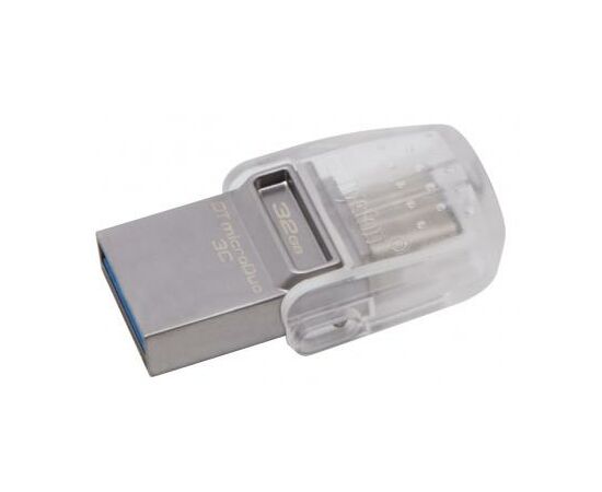USB флеш накопитель Kingston 32GB DataTraveler microDuo 3C USB 3.1 (DTDUO3C/32GB), изображение 2 USB флеш накопитель Kingston 32GB DataTraveler microDuo 3C USB 3.1 (DTDUO3C/32GB), изображение 2