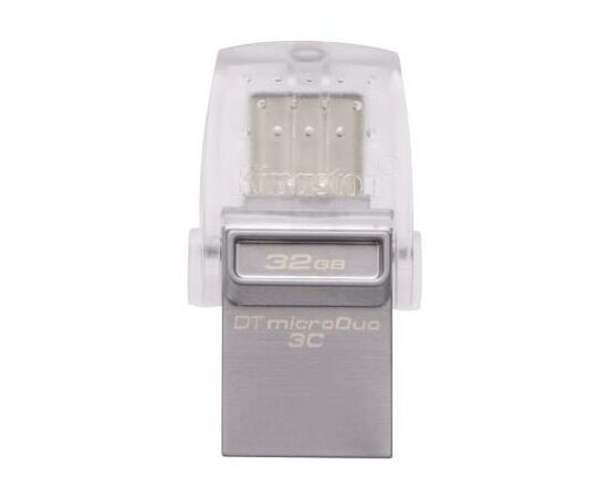 USB флеш накопитель Kingston 32GB DataTraveler microDuo 3C USB 3.1 (DTDUO3C/32GB)