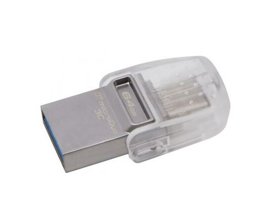 USB флеш накопитель Kingston 64GB DataTraveler microDuo 3C USB 3.1 (DTDUO3C/64GB), изображение 3 USB флеш накопитель Kingston 64GB DataTraveler microDuo 3C USB 3.1 (DTDUO3C/64GB), изображение 3
