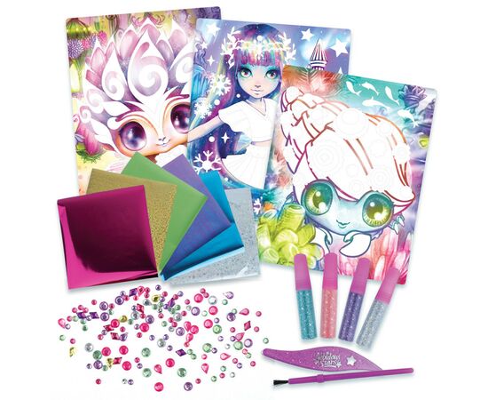 Набір для творчості Nebulous Stars Зоряні блискітки та фольга (11011), зображення 2 Набір для творчості Nebulous Stars Зоряні блискітки та фольга (11011), зображення 2