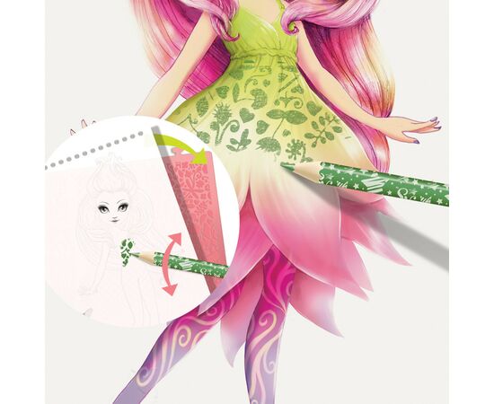 Набор для творчества Nebulous Stars Скетчбук: Петулия, мотивы леса (11103), изображение 7 Набор для творчества Nebulous Stars Скетчбук: Петулия, мотивы леса (11103), изображение 7