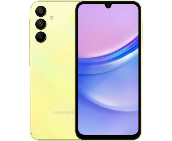 Мобильный телефон Samsung Galaxy A15 LTE 8/256Gb Yellow (SM-A155FZYIEUC)