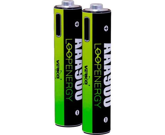 Аккумулятор Verico AAA USB Type-C 600mAh 1.5V Li-ion * 2 (LoopEnergy) (1UDBT-A2WEB2-NN)