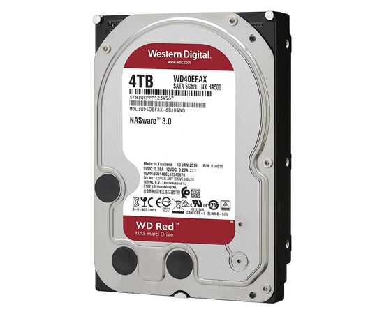 Жесткий диск 3.5" 4TB WD (# WD40EFRX #), изображение 2 Жесткий диск 3.5" 4TB WD (# WD40EFRX #), изображение 2