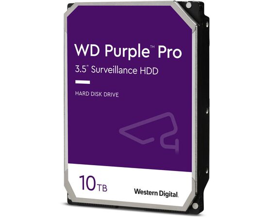 Жесткий диск 3.5" 10TB WD (# WD101PURZ #), изображение 2 Жесткий диск 3.5" 10TB WD (# WD101PURZ #), изображение 2