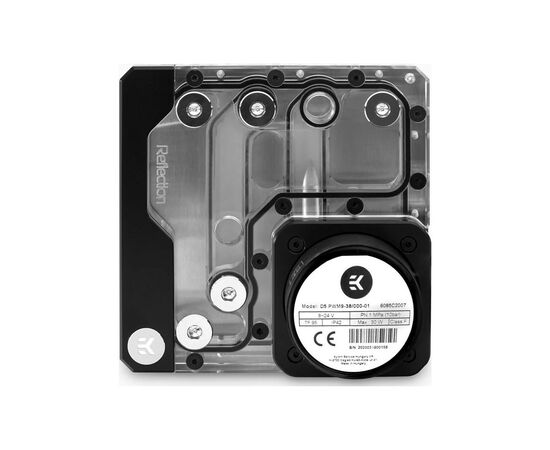 Резервуар для СВО Ekwb EK-Quantum Reflection Uni 140 D5 PWM D-RGB - Plexi (3831109827406), зображення 3 Резервуар для СВО Ekwb EK-Quantum Reflection Uni 140 D5 PWM D-RGB - Plexi (3831109827406), зображення 3
