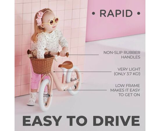 Беговел Kinderkraft Rapid Pink (KRRAPI00PNK0000) (5902533922963), изображение 12 Беговел Kinderkraft Rapid Pink (KRRAPI00PNK0000) (5902533922963), изображение 12