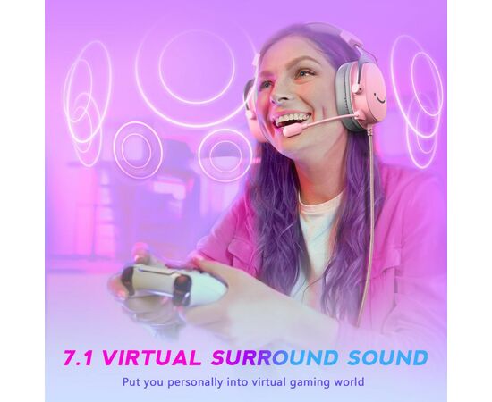 Наушники Fifine H9P Pink (H9P), изображение 8 Наушники Fifine H9P Pink (H9P), изображение 8