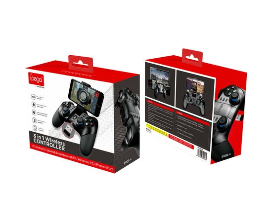 Геймпад iPega PG-9156 Batman 3 in 1 Bluetooth PC/Android/iOS Black (PG-9156), изображение 7 Геймпад iPega PG-9156 Batman 3 in 1 Bluetooth PC/Android/iOS Black (PG-9156), изображение 7