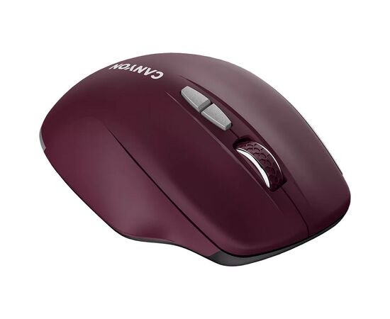 Мышка Canyon MW-21 Wireless Blue LED Burgundy (CNS-CMSW21BR), изображение 5 Мышка Canyon MW-21 Wireless Blue LED Burgundy (CNS-CMSW21BR), изображение 5