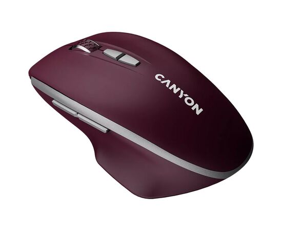 Мышка Canyon MW-21 Wireless Blue LED Burgundy (CNS-CMSW21BR)