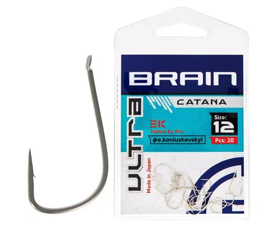 Крючок Brain fishing Ultra Catana 12 (20шт/уп) (1858.55.22)