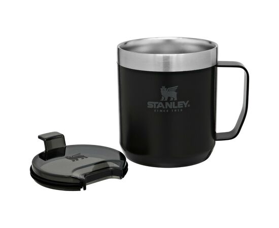Термокружка Stanley Legendary Classic Camp Matte Black 0,35л (6939236373173), изображение 4 Термокружка Stanley Legendary Classic Camp Matte Black 0,35л (6939236373173), изображение 4