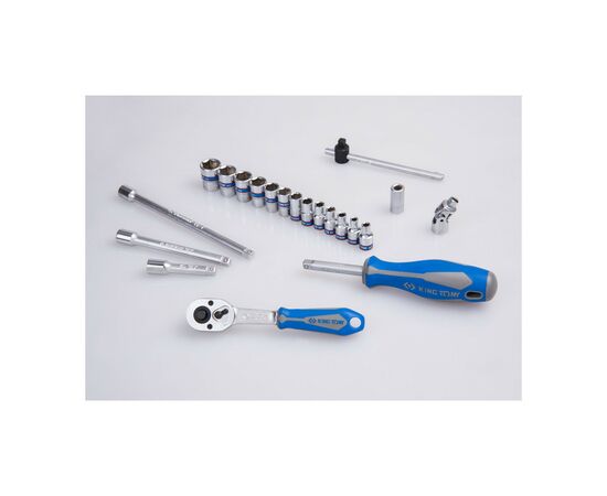 Набор инструментов KING TONY 1/4" 21 шт. (2524MRV), изображение 4 Набор инструментов KING TONY 1/4" 21 шт. (2524MRV), изображение 4