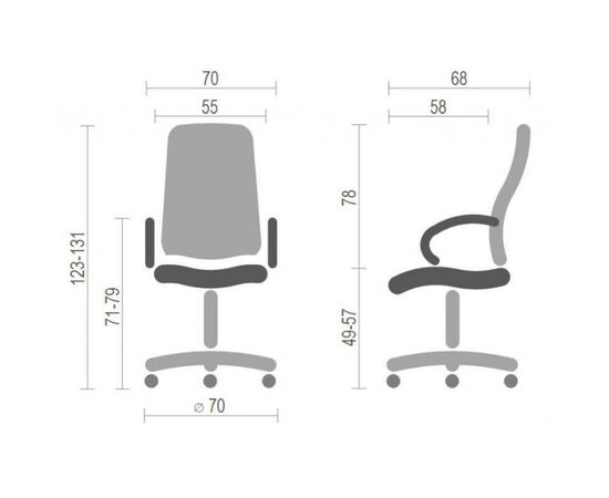 Офисное кресло Аклас Аризона Soft EX MB Черное (17973), изображение 6 Офисное кресло Аклас Аризона Soft EX MB Черное (17973), изображение 6
