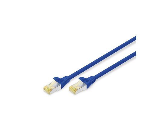 Патч-корд 1м, CAT 6a S-FTP, AWG 26/7, Cu, LSZH, blue Digitus (DK-1644-A-010/B)