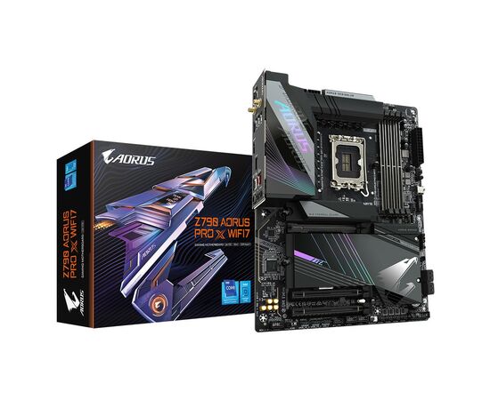 Материнская плата GIGABYTE Z790 AORUS PRO X WIFI7 (Z790 A PRO X WIFI7), изображение 6 Материнская плата GIGABYTE Z790 AORUS PRO X WIFI7 (Z790 A PRO X WIFI7), изображение 6