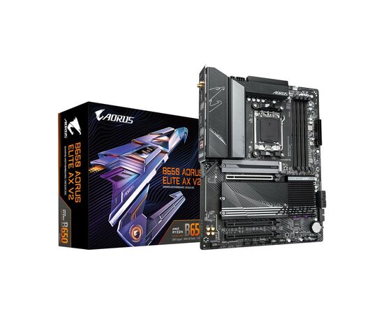 Материнская плата GIGABYTE B650 AORUS ELITE AX V2 (B650 A ELITE AX V2), изображение 4 Материнская плата GIGABYTE B650 AORUS ELITE AX V2 (B650 A ELITE AX V2), изображение 4