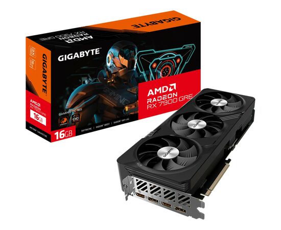 Видеокарта GIGABYTE Radeon RX 7900 16Gb GRE GAMING OC (GV-R79GREGAMING OC-16D), изображение 8 Видеокарта GIGABYTE Radeon RX 7900 16Gb GRE GAMING OC (GV-R79GREGAMING OC-16D), изображение 8