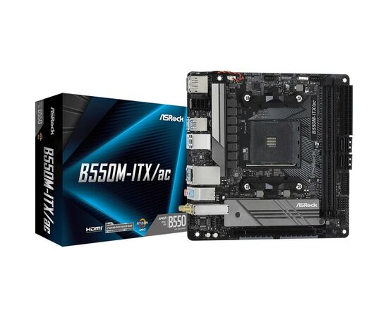 Материнская плата ASRock B550M-ITX/ac, изображение 5 Материнская плата ASRock B550M-ITX/ac, изображение 5
