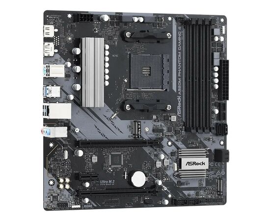 Материнская плата ASRock A520M PHANTOM GAMING 4, изображение 3 Материнская плата ASRock A520M PHANTOM GAMING 4, изображение 3