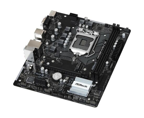 Материнская плата ASRock H410M-H/M.2 SE, изображение 2 Материнская плата ASRock H410M-H/M.2 SE, изображение 2