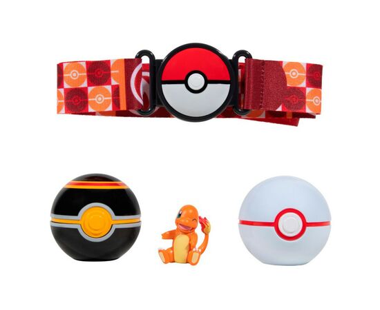 Игровой набор Pokemon W14 - Пояс с покеболами Чармандер (PKW3163), изображение 2 Игровой набор Pokemon W14 - Пояс с покеболами Чармандер (PKW3163), изображение 2