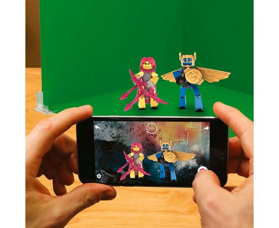 Игровой набор Stikbot для анимационного творчества Legends - Валор (SB260VA_UAKD), изображение 8 Игровой набор Stikbot для анимационного творчества Legends - Валор (SB260VA_UAKD), изображение 8