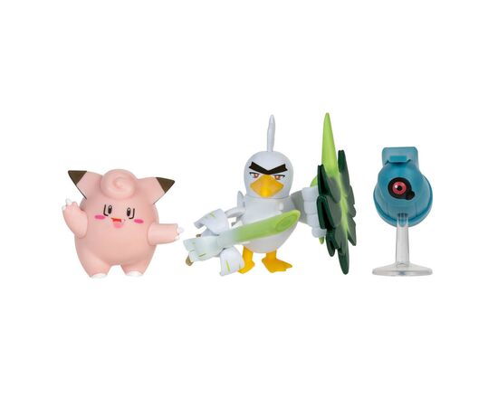 Фигурка Pokemon набор W18 - Клефейри, Белдум, Сирфетчд (PKW3057), изображение 2 Фигурка Pokemon набор W18 - Клефейри, Белдум, Сирфетчд (PKW3057), изображение 2
