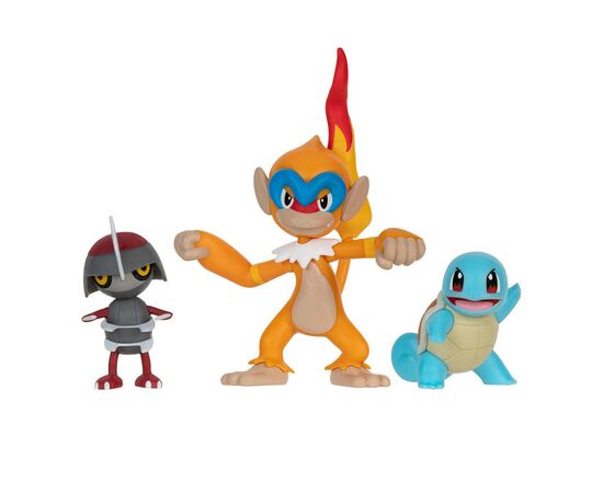 Фигурка Pokemon W18 - Поньярд, Сквиртл, Монферно (PKW3058), изображение 2 Фигурка Pokemon W18 - Поньярд, Сквиртл, Монферно (PKW3058), изображение 2