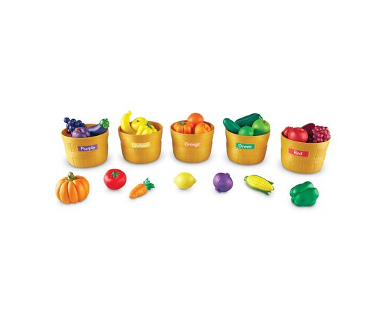 Развивающая игрушка Learning Resources Учебный игровой набор-сортер – Фермерский рынок (LER3060), изображение 2 Развивающая игрушка Learning Resources Учебный игровой набор-сортер – Фермерский рынок (LER3060), изображение 2