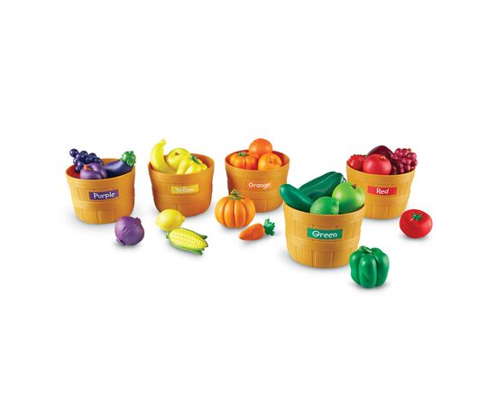 Развивающая игрушка Learning Resources Учебный игровой набор-сортер – Фермерский рынок (LER3060), изображение 3 Развивающая игрушка Learning Resources Учебный игровой набор-сортер – Фермерский рынок (LER3060), изображение 3
