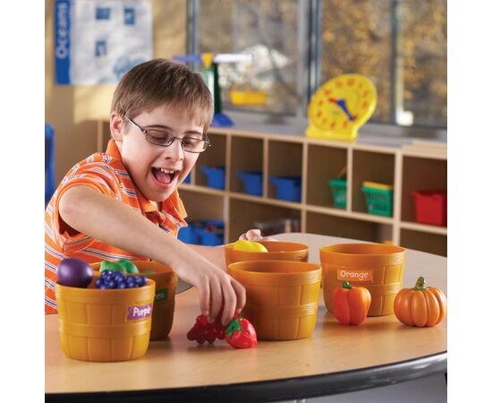 Развивающая игрушка Learning Resources Учебный игровой набор-сортер – Фермерский рынок (LER3060), изображение 6 Развивающая игрушка Learning Resources Учебный игровой набор-сортер – Фермерский рынок (LER3060), изображение 6