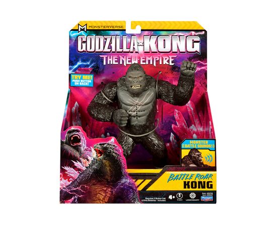 Фигурка Godzilla vs. Kong Конг готов к бою (звук) (35507), изображение 5 Фигурка Godzilla vs. Kong Конг готов к бою (звук) (35507), изображение 5