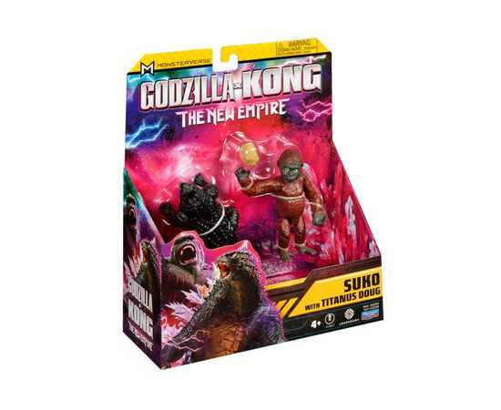 Фігурка Godzilla vs. Kong набір - Зуко з Дагом 9 см (35208), зображення 5 Фігурка Godzilla vs. Kong набір - Зуко з Дагом 9 см (35208), зображення 5