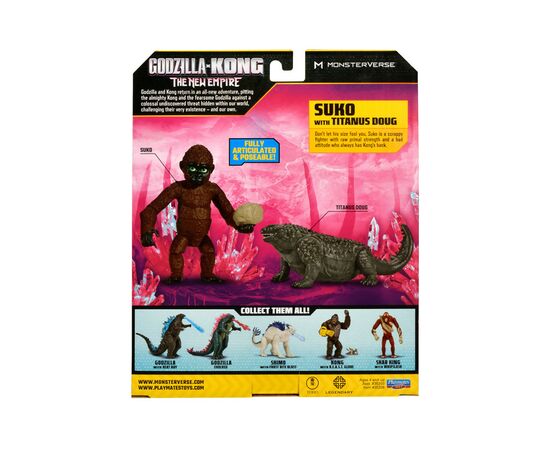 Фігурка Godzilla vs. Kong набір - Зуко з Дагом 9 см (35208), зображення 6 Фігурка Godzilla vs. Kong набір - Зуко з Дагом 9 см (35208), зображення 6