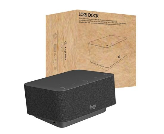 Порт-репликатор Logitech Logi Dock - GRAPHITE - USB - EMEA - UC (L986-000024), изображение 5 Порт-репликатор Logitech Logi Dock - GRAPHITE - USB - EMEA - UC (L986-000024), изображение 5