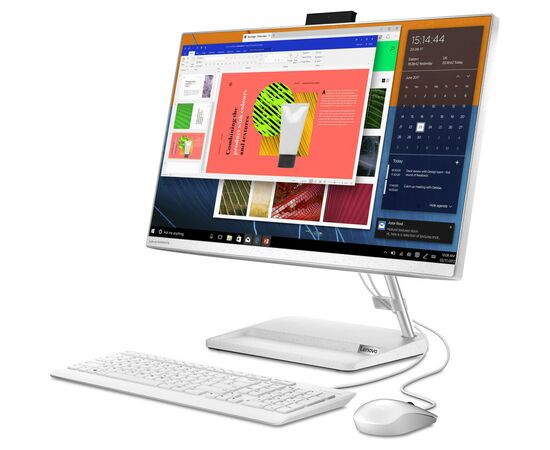 Компьютер Lenovo IdeaCentre AiO 3 24ALC6 / Ryzen5 7530U, 16, 512, WKM (F0G1010GUA), изображение 2 Компьютер Lenovo IdeaCentre AiO 3 24ALC6 / Ryzen5 7530U, 16, 512, WKM (F0G1010GUA), изображение 2