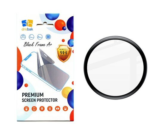 Стекло защитное Drobak Huawei Watch GT3 42 mm Black Frame A+ (323220)