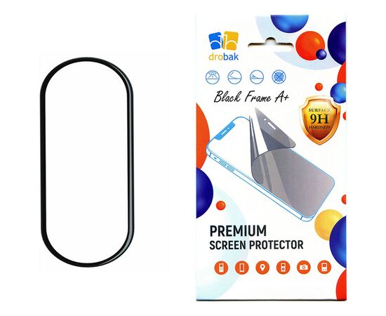 Стекло защитное Drobak Xiaomi Smart Band 8 Black Frame A+ (323218)