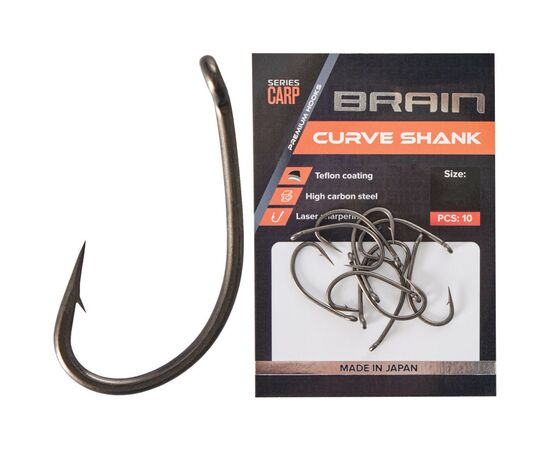 Гачок Brain fishing Curve Shank 4 (10 шт/уп) (1858.80.14)