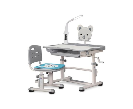 Парта со стулом Evo-kids BD-04 G XL Teddy с лампой, изображение 4 Парта со стулом Evo-kids BD-04 G XL Teddy с лампой, изображение 4