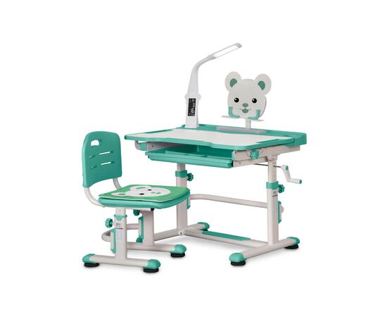 Парта со стулом Evo-kids BD-04 Z XL Teddy с лампой, изображение 4 Парта со стулом Evo-kids BD-04 Z XL Teddy с лампой, изображение 4