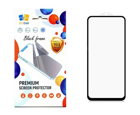 Скло захисне Drobak Realme C67 Black (676736)