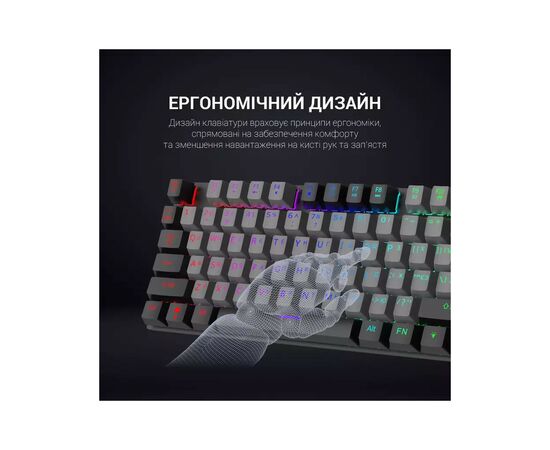 Клавиатура GamePro MK100B Blue Switch LED USB Black (MK100B), изображение 10 Клавиатура GamePro MK100B Blue Switch LED USB Black (MK100B), изображение 10