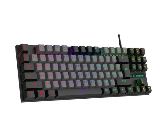 Клавиатура GamePro MK100B Blue Switch LED USB Black (MK100B), изображение 2 Клавиатура GamePro MK100B Blue Switch LED USB Black (MK100B), изображение 2