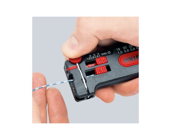 Съемник изоляции KNIPEX Mini (12 80 100 SB), изображение 3 Съемник изоляции KNIPEX Mini (12 80 100 SB), изображение 3