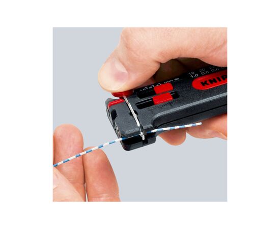 Съемник изоляции KNIPEX Mini (12 80 100 SB), изображение 4 Съемник изоляции KNIPEX Mini (12 80 100 SB), изображение 4